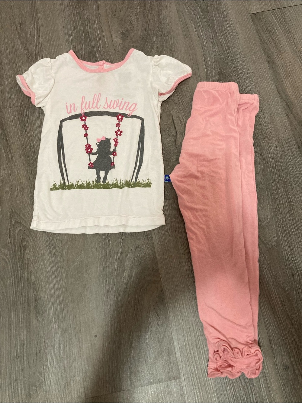 Two Piece Kickee Pants Toddler Girl Outfit